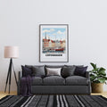 Copenhagen Travel Poster | Denmark travel Poster | Copenhagen Waterfront Art Print, copenhagen, Home & Living, Indoor, #illieeart #