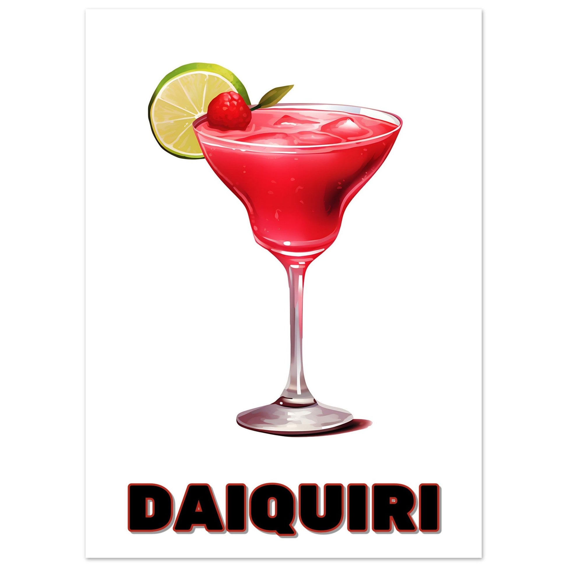 Daiquiri, all art print, cocktail, cocktail hour, #illieeart #