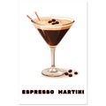 Espresso Martini Cocktail, all art print, all at prints, cocktail, #illieeart #