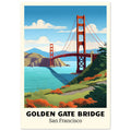 Golden Gate Bridge | San Francisco, Golden Gate Bridge, San Fransisco, Travel Poster, #illieeart #