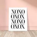 XOXO, Black and white, Typography, , #illieeart #